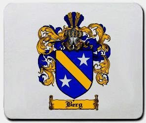Berg coat of arms mouse pad