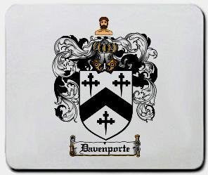 Davenporte coat of arms mouse pad