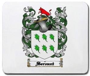 Servant coat of arms mouse pad