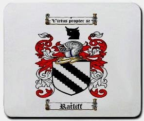 Ratliff Family Shield / Coat Of Arms Mouse Pad – Family Crests / Coat ...
