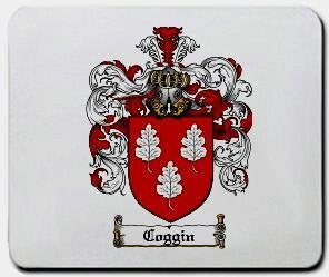 Coggin coat of arms mouse pad