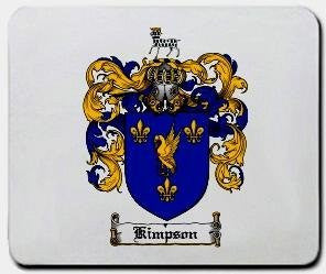 Kimpson coat of arms mouse pad