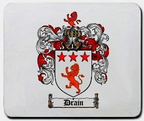 Drain coat of arms mouse pad
