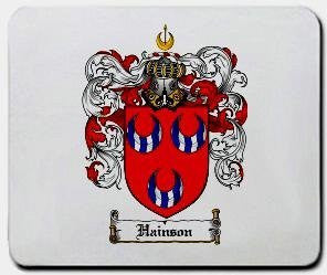 Hainson coat of arms mouse pad