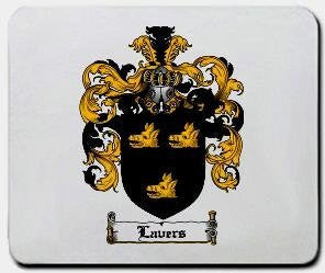 Lavers coat of arms mouse pad