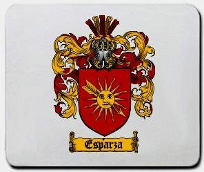 Esparza coat of arms mouse pad
