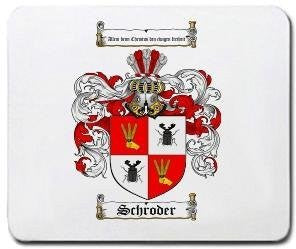 Schroder coat of arms mouse pad