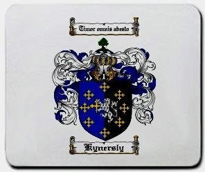 Kynersly coat of arms mouse pad