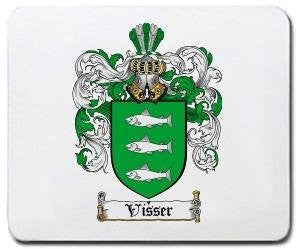 Visser coat of arms mouse pad