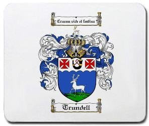 Trundell coat of arms mouse pad