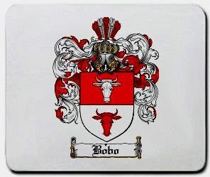Bobo coat of arms mouse pad