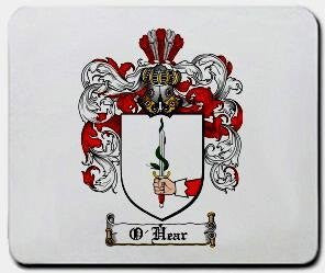 O'hear coat of arms mouse pad