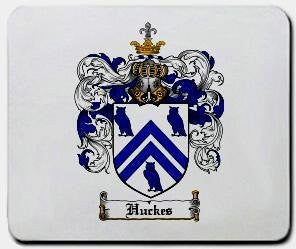 Huckes coat of arms mouse pad