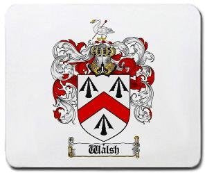 Walsh coat of arms mouse pad