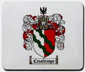 Cenatiempo coat of arms mouse pad