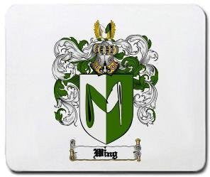 Wing coat of arms mouse pad