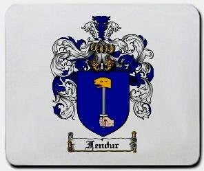 Fendur coat of arms mouse pad