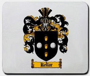 Kellar coat of arms mouse pad