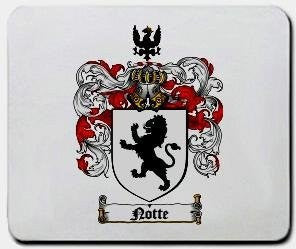 Notte coat of arms mouse pad
