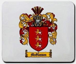 Mcglasson coat of arms mouse pad