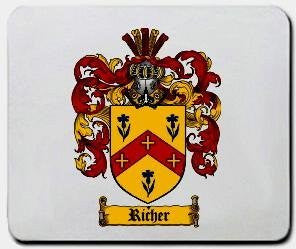 Richer coat of arms mouse pad