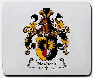 Neubeck coat of arms mouse pad