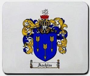 Archire coat of arms mouse pad
