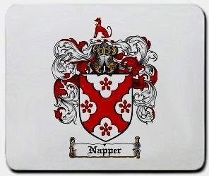 Napper coat of arms mouse pad