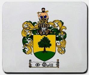 O'quill coat of arms mouse pad