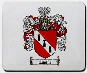 Caslin coat of arms mouse pad