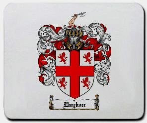 Dayken coat of arms mouse pad