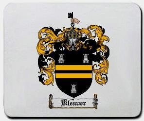 Kleaver coat of arms mouse pad