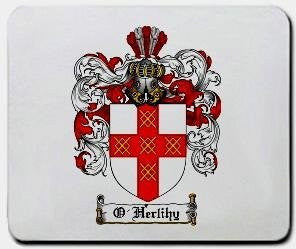 O'herlihy coat of arms mouse pad
