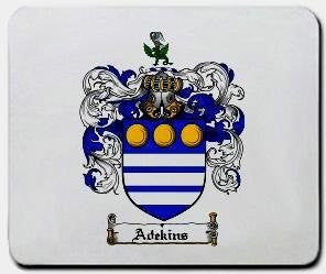 Adekins coat of arms mouse pad