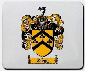Gregg coat of arms mouse pad