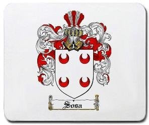 Sosa coat of arms mouse pad