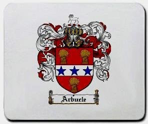 Arbucle coat of arms mouse pad