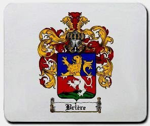 Briere coat of arms mouse pad