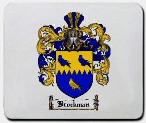 Brockman coat of arms mouse pad