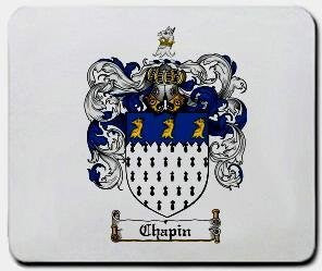Chapin coat of arms mouse pad