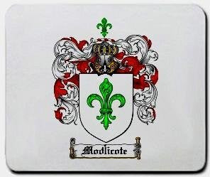 Modlicote coat of arms mouse pad