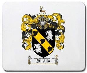 Sheills coat of arms mouse pad