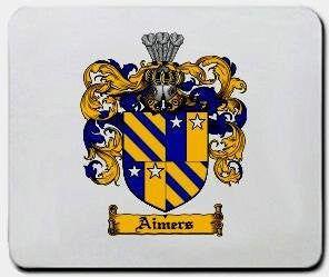 Aimers coat of arms mouse pad