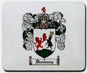Dunleavy coat of arms mouse pad