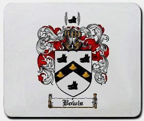 Bowls coat of arms mouse pad
