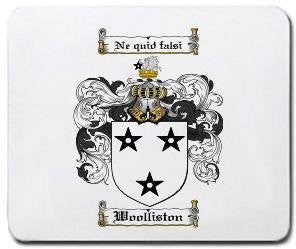 Woolliston coat of arms mouse pad