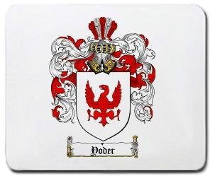 Yoder coat of arms mouse pad