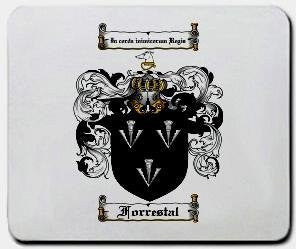 Forrestal coat of arms mouse pad