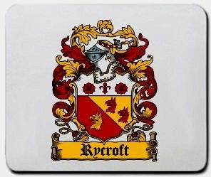 Rycroft coat of arms mouse pad