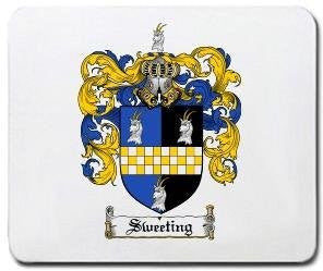 Sweeting coat of arms mouse pad